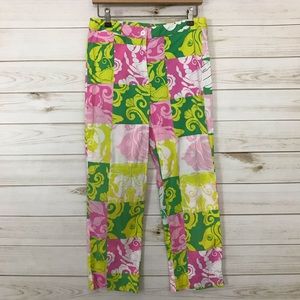 Lily Pulitzer Colorful Capri pants, Size 2